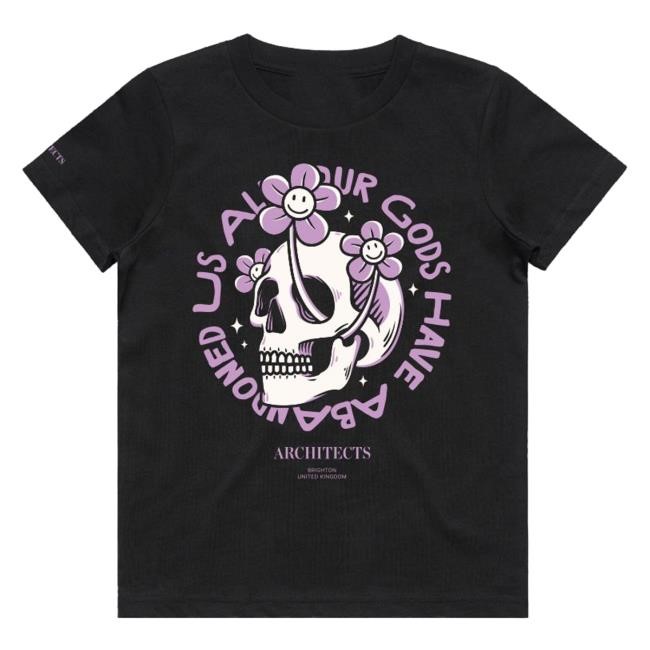 Official Architects Merch Shop Aoghau Kids Black Hooded Sweatshirt