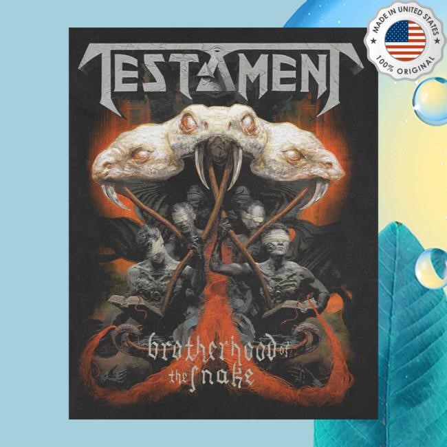 Testament Legions Store Testament Brotherhood Of The Snake Tee Shirt