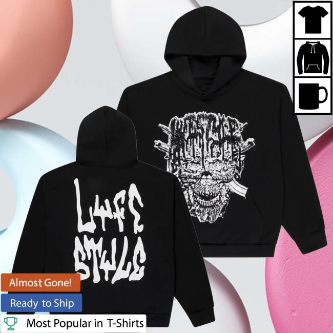 Official Yeat Official Merch Lyfestyle Hoodie + Vinyl Crewneck Sweatshirt