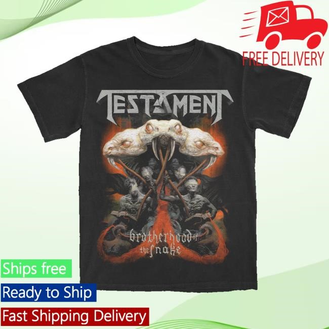 Testament Legions Store Testament Brotherhood Of The Snake T-Shirt