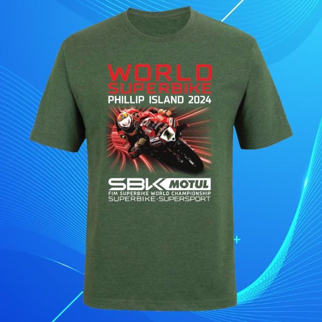Official Worldsbk Store Merch Mens Poster Crewneck Sweatshirt