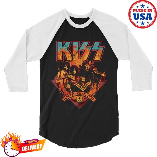 Kiss Official Store Merch Well Done Raglan Sweatshirt