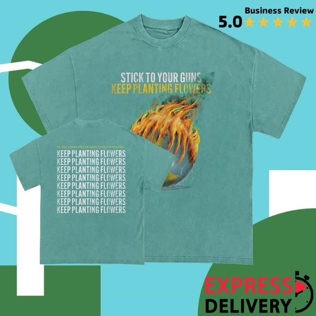 Keep Planting Flowers Globe Shirt