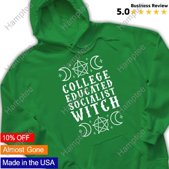 College Educated Socialist Witch Hoodie