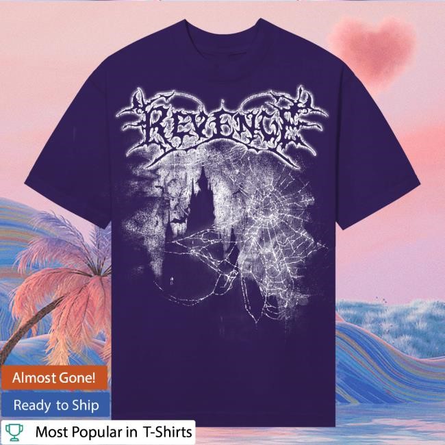 Revenge Official Merch Castle Unisex Sweatshirt Purple