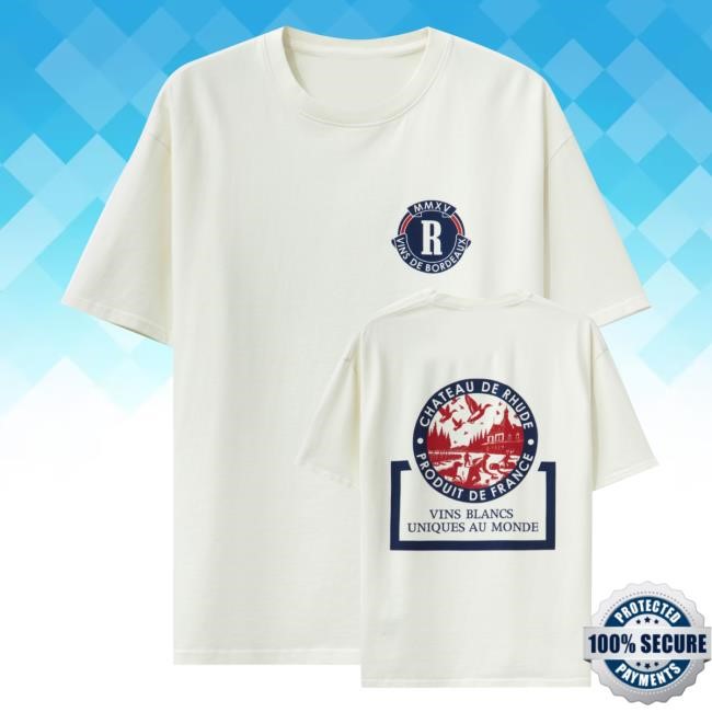 Hbx Merch Shop Rhude Bordeaux Wine New Shirt