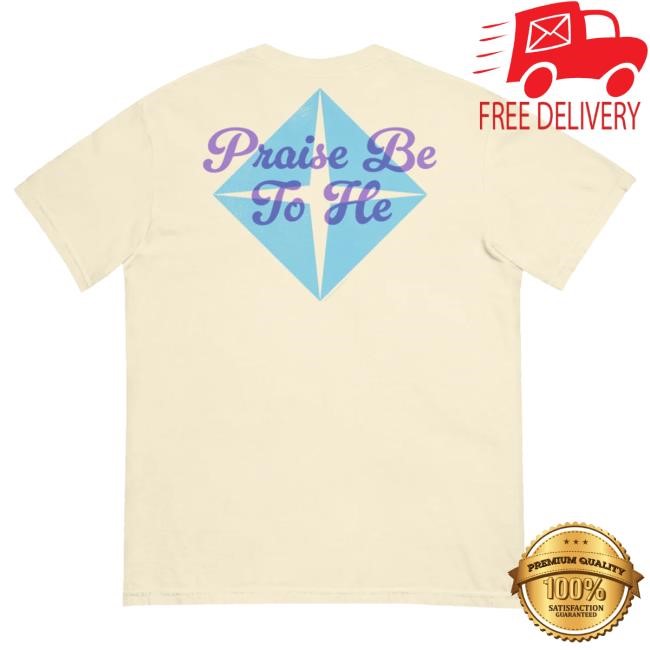 Official Hbo Merch The Righteous Gemstones Praise Be To He Comfort Colors Crewneck Sweatshirt