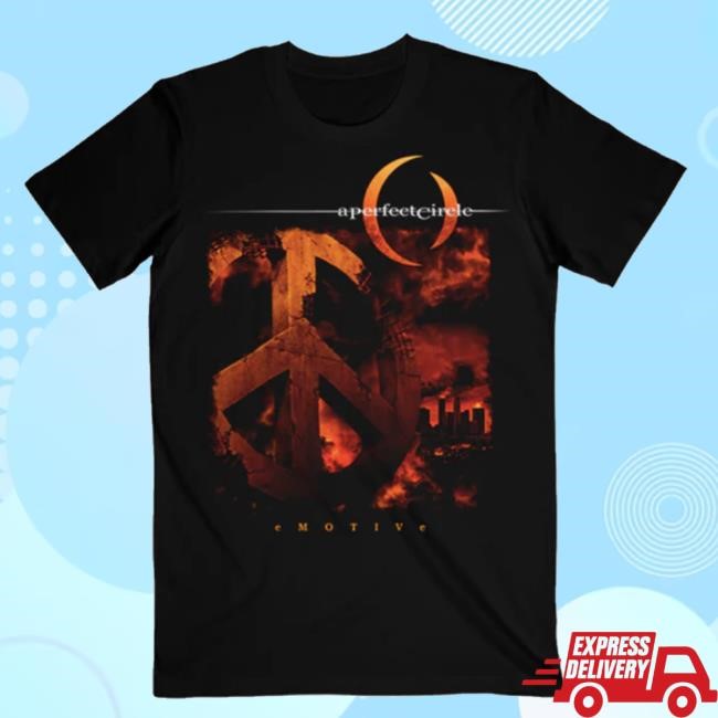 Official A Perfect Circle Merch Store Emotive Album Tee Shirt