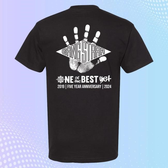 Gang Starr Merch Shop Ootby Fifth Anniversary Classic Shirt