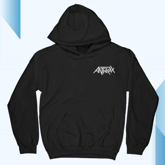 Anthrax Merch Store Big Eyes Hooded Sweatshirt