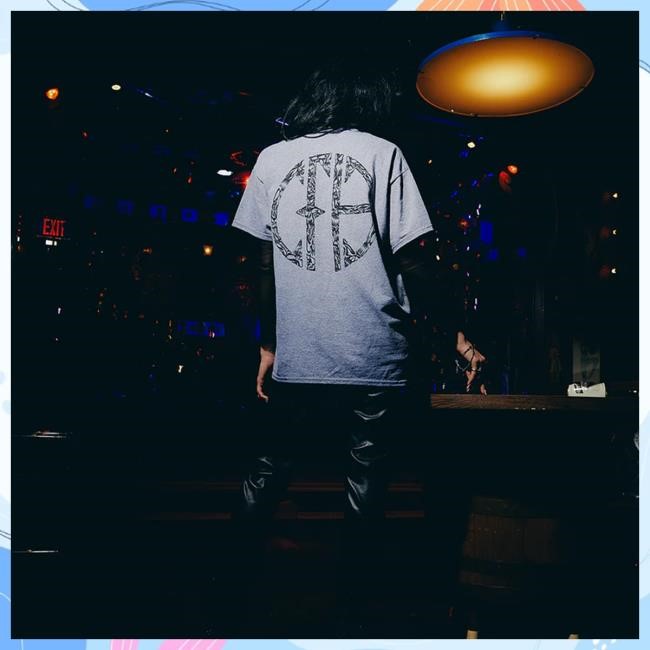 Heather Gray Angry Logo Classic Shirt