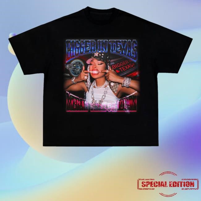 Megan Thee Stallion Bigger In Texas Bit Cover Zip Hoodie Megan Thee Stallion Merch Store Shop Bit Cover