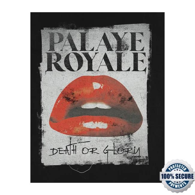 Sumerian Records Store Palaye Royale - 'Lips' Black Shirts