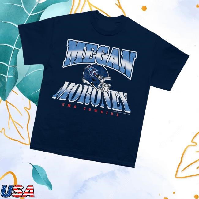 Megan Moroney Shop Megan Moroney X Tennessee Titans Helmet New Shirt