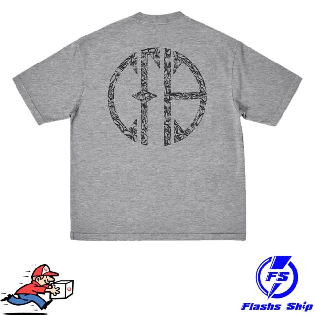 Heather Gray Angry Logo Hoodie
