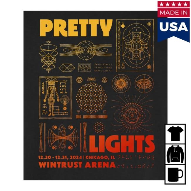 Pretty Lights Merch Lucid Livestream Wintrust Arena Shirt