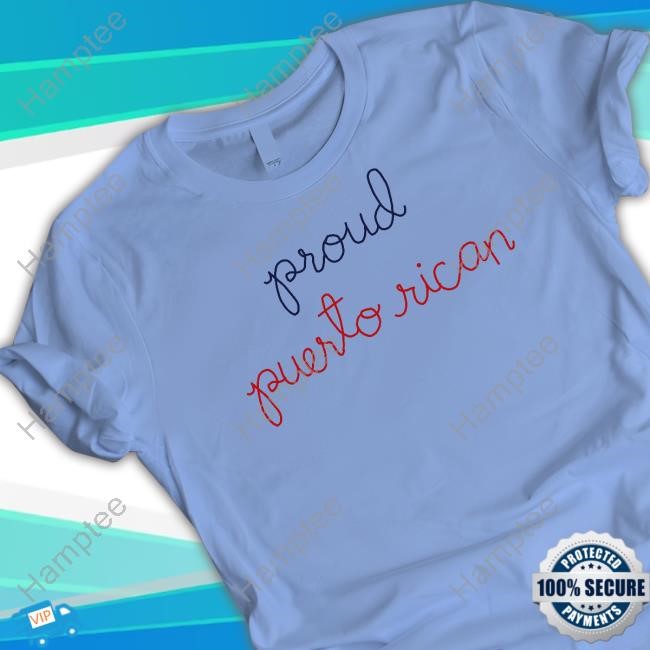 Sunnyhostin Wearing Proud Puerto Rican Crewneck Sweatshirt