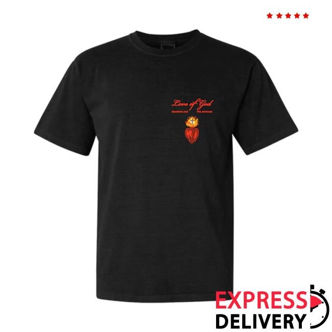 Brandon Lake Merch Store Love Of God Heart Black Youth T Shirt