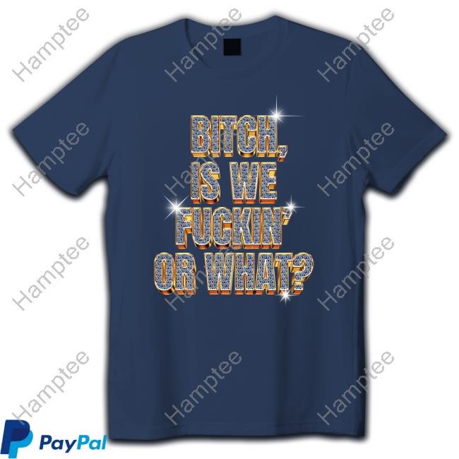 Bitch Is We Fuckin' Or What Hooded Sweatshirt
