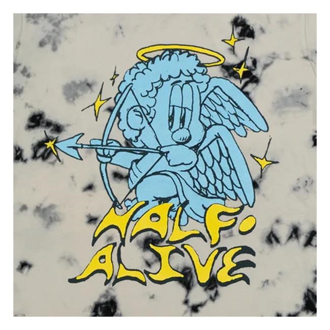 Half Alive Merch Store Half Alive Cupid Black/White Dye Crewneck Sweatshirt Half Alive Merch Store Half Alive Cupid Black/White Dye Crewneck Sweatshirt