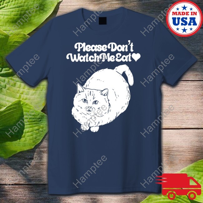 Please Don't Watch Me Eat Cat Crewneck Sweatshirt