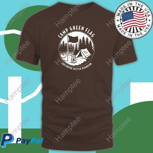 Dustin Poynter Camp Green Flag Exploring Better Behavior Tee Shirt