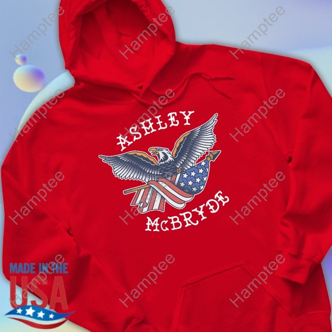 Ashleymcbryde Eagle Flag Crewneck Sweatshirt