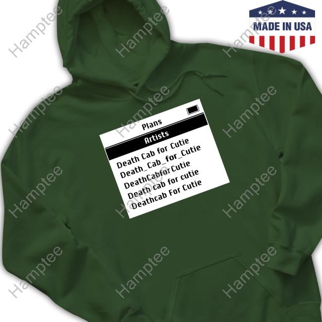 Death Cab For Cutie Screen Shirt Death Cab For Cutie Screen Shirt