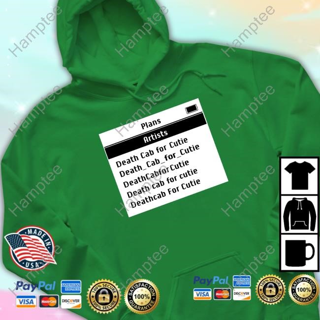 Death Cab For Cutie Screen Shirt Death Cab For Cutie Screen Shirt