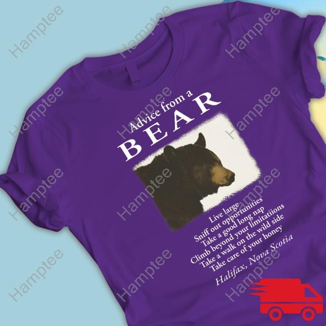 Advice From A Bear Live Large Sniff Out Opportunities Hoodie Sweatshirt