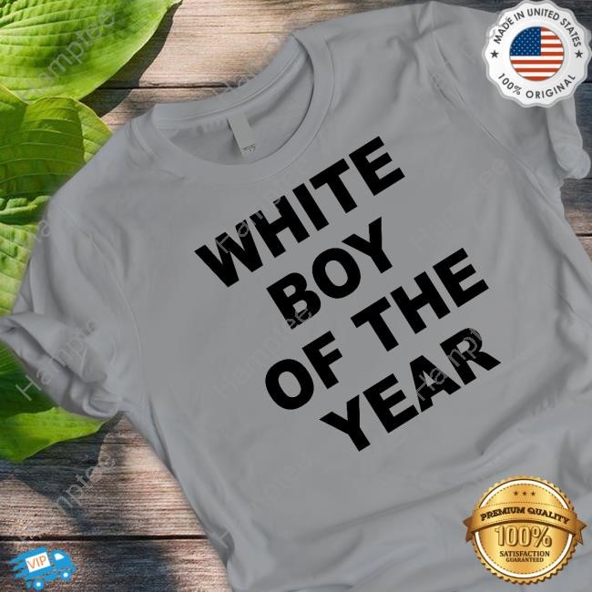 White Boy Of The Year Grey Tee Shirt
