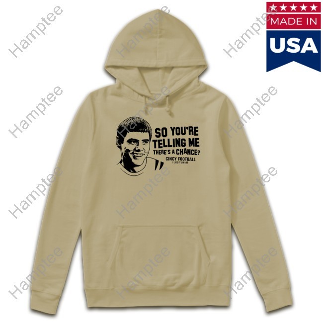 Lloyd Christmas So You're Telling Me There's A Chance Zip Up Hooded Sweatshirt