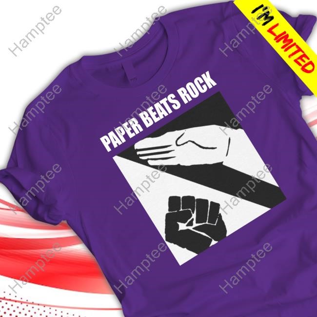 Bruhtees Paper Beats Rock T Shirt