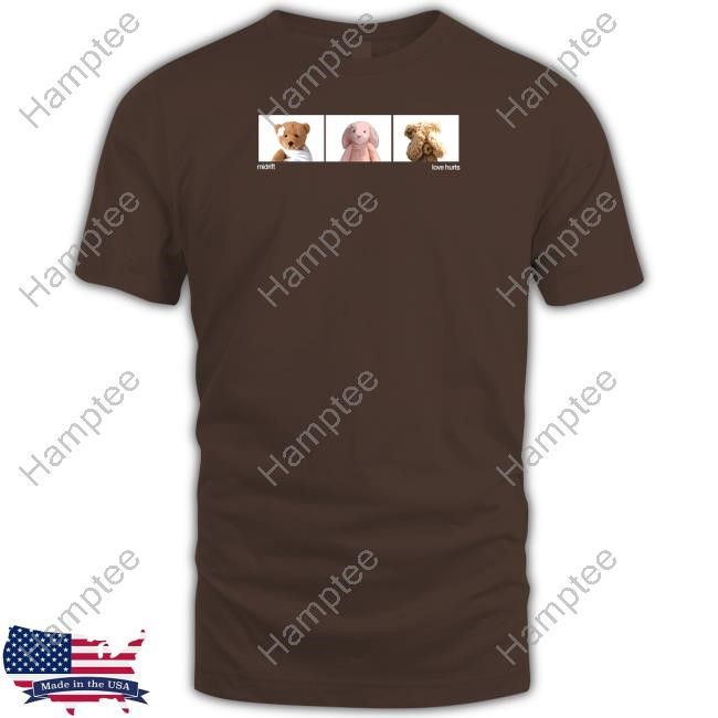 Midrift Love Hurts Black Hoodie