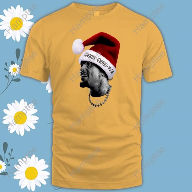 Chris Brown Merch Shop Merry Chris-Mas Big Head Hoodie