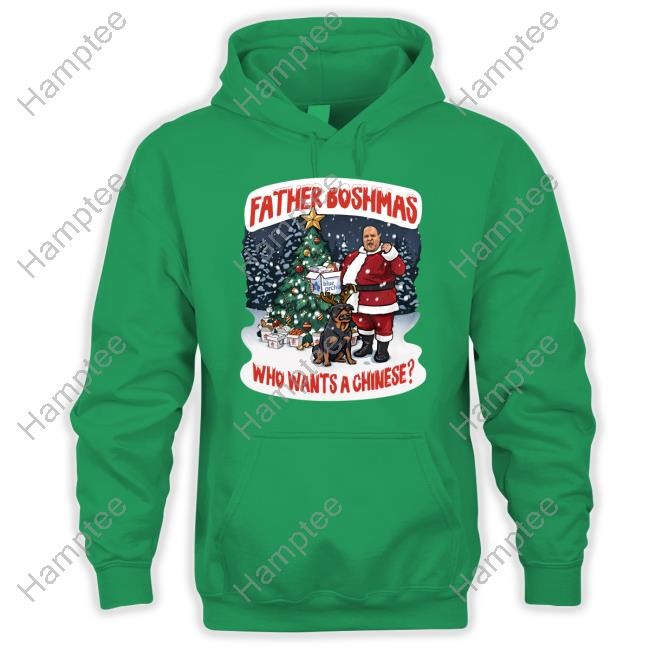 Big John Merch Shop Store Big John ‘Father Boshmas’ Christmas Jumper Tee Shirt