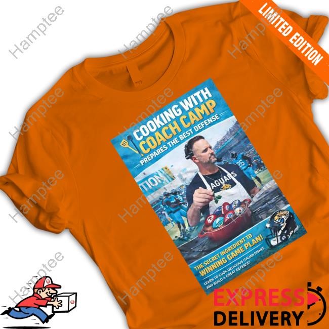 Ryan Nielsen Wearing Cooking With Coach Camp Shirt